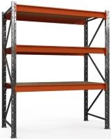 Стеллаж металлический Оптима 2000x1400x785/3 F