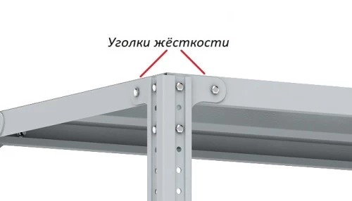 Стеллаж металлический Титан МС-750 3000x1000x800/3