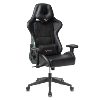 Игровое кресло Бюрократ Zombie VIKING 5 AERO (экокожа черная/экокожа черная)